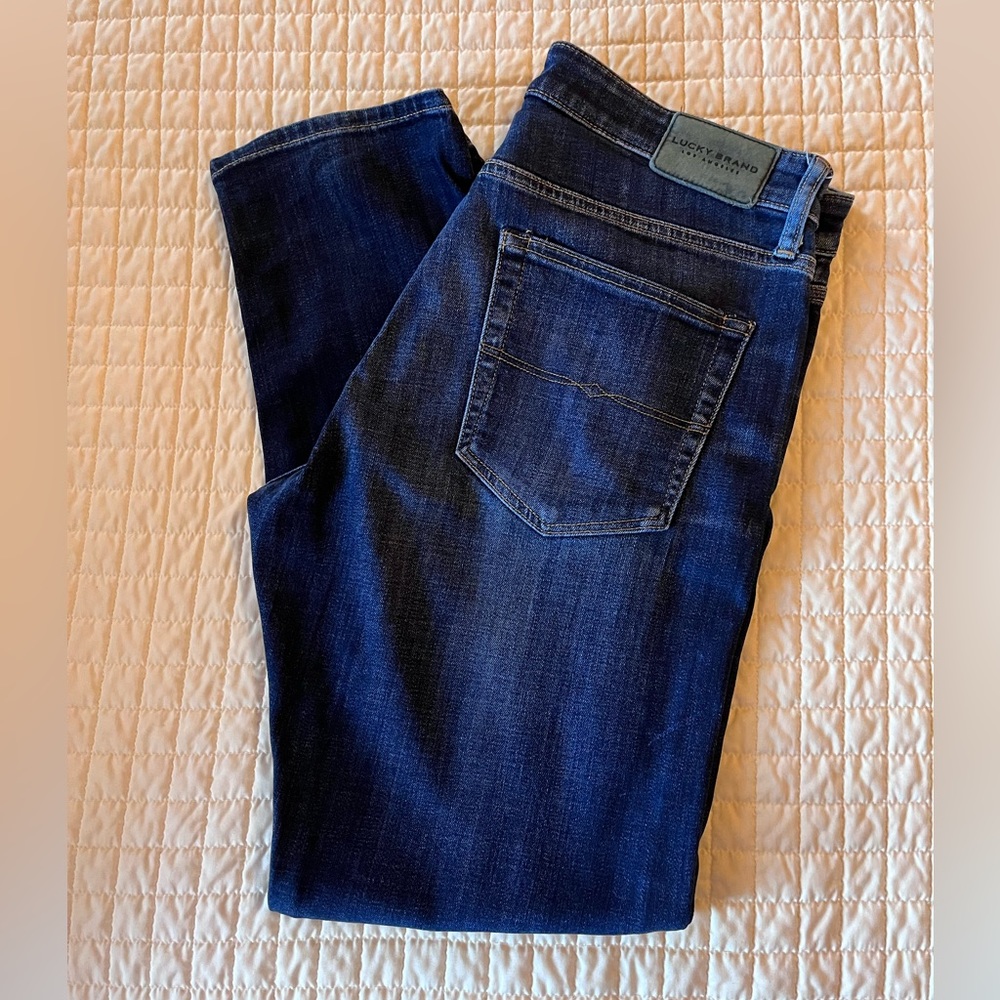 Lucky Brand Men’s Dark Blue Slim Fit Jeans